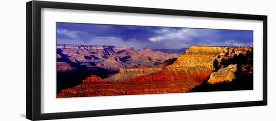 Spectators at the Grand Canyon, Grand Canyon, Grand Canyon National Park, Arizona, USA-null-Framed Photographic Print