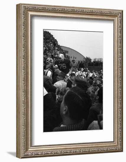 Spectators at the Minnesota- Iowa Game, Minneapolis, Minnesota, November 1960-Francis Miller-Framed Photographic Print