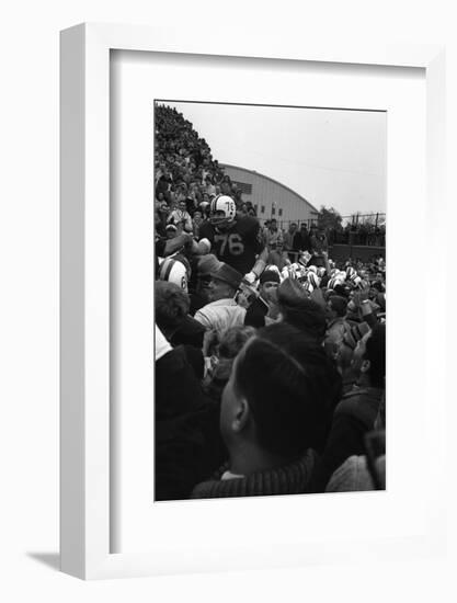 Spectators at the Minnesota- Iowa Game, Minneapolis, Minnesota, November 1960-Francis Miller-Framed Photographic Print