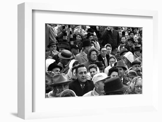 Spectators at the Minnesota- Iowa Game, Minneapolis, Minnesota, November 1960-Francis Miller-Framed Photographic Print