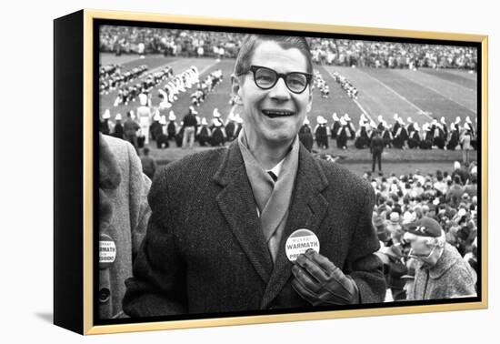 Spectators at the Minnesota- Iowa Game, Minneapolis, Minnesota, November 1960-Francis Miller-Framed Premier Image Canvas