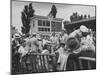 Spectators Attending the Kentucky Derby-null-Mounted Photographic Print