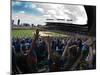 Spectators in a Stadium, Wrigley Field, Chicago, Cook County, Illinois, USA-null-Mounted Photographic Print