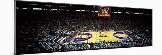 Spectators watching a basketball game, NBA 1995 All-Star Game, US Airways Center, Phoenix, Maric...-null-Mounted Photographic Print