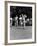 Spectators Watching Ben Hogan, Drive a Ball, at the National Open Golf Tournament-null-Framed Premium Photographic Print