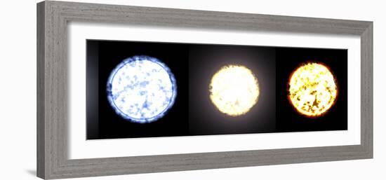 Spectral Classes of Star-Christian Darkin-Framed Photographic Print