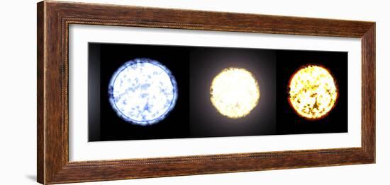 Spectral Classes of Star-Christian Darkin-Framed Photographic Print