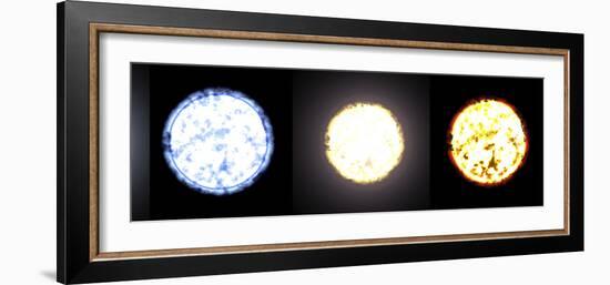 Spectral Classes of Star-Christian Darkin-Framed Photographic Print