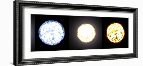 Spectral Classes of Star-Christian Darkin-Framed Photographic Print