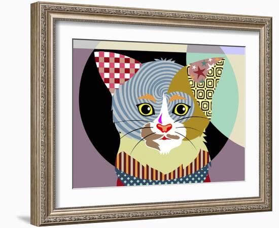 Spectrum Cat-Lanre Adefioye-Framed Giclee Print