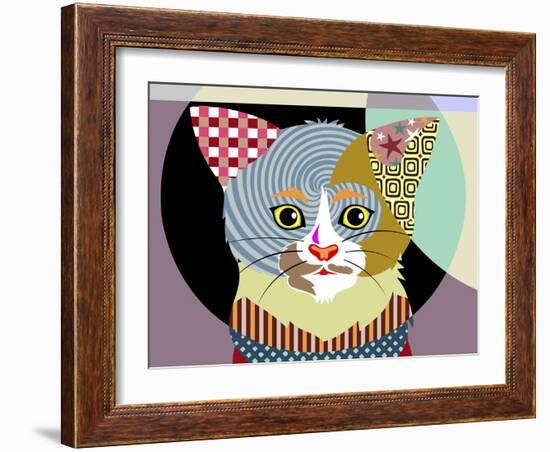 Spectrum Cat-Lanre Adefioye-Framed Giclee Print