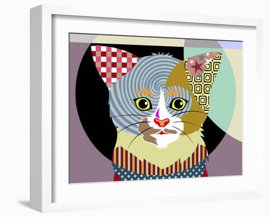 Spectrum Cat-Lanre Adefioye-Framed Giclee Print