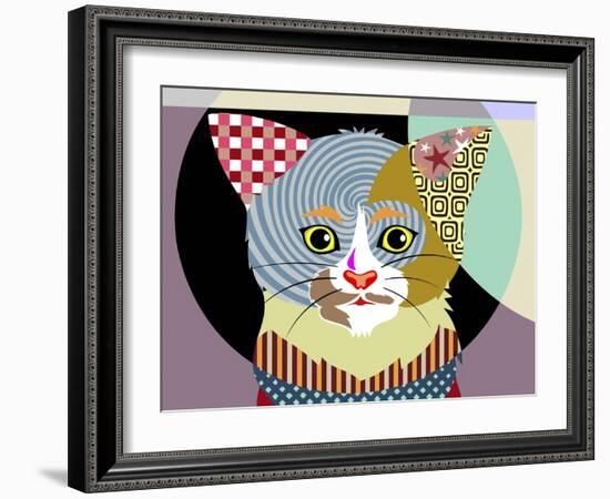 Spectrum Cat-Lanre Adefioye-Framed Giclee Print