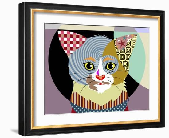 Spectrum Cat-Lanre Adefioye-Framed Giclee Print