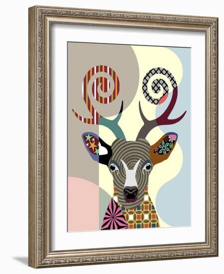 Spectrum Deer-Lanre Adefioye-Framed Giclee Print