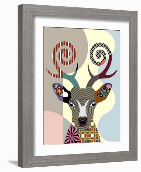 Spectrum Deer-Lanre Adefioye-Framed Giclee Print