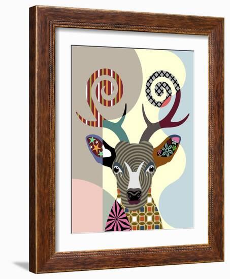 Spectrum Deer-Lanre Adefioye-Framed Giclee Print