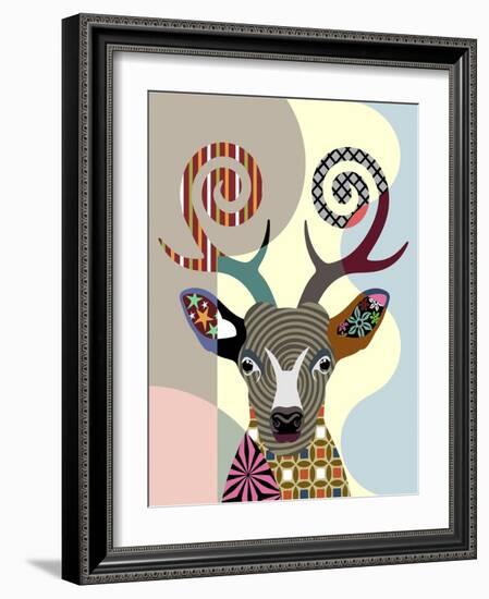 Spectrum Deer-Lanre Adefioye-Framed Giclee Print