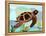 Spectrum Sea Turtle-Lanre Adefioye-Framed Premier Image Canvas