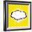 Speech Bubble Pop-Art Style-jirawatp-Framed Art Print