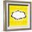 Speech Bubble Pop-Art Style-jirawatp-Framed Art Print