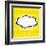 Speech Bubble Pop-Art Style-jirawatp-Framed Art Print