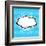 Speech Bubble Pop-Art Style-jirawatp-Framed Art Print