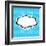 Speech Bubble Pop-Art Style-jirawatp-Framed Art Print