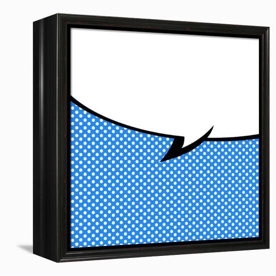 Speech Bubble Pop-Art Style-jirawatp-Framed Stretched Canvas