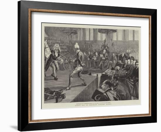 Speech Day at Merchant Taylors' School-Sydney Prior Hall-Framed Giclee Print