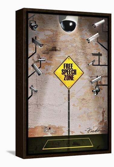 Speech Zone-Anthony Freda-Framed Premier Image Canvas