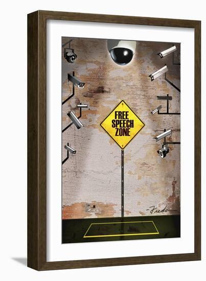 Speech Zone-Anthony Freda-Framed Giclee Print