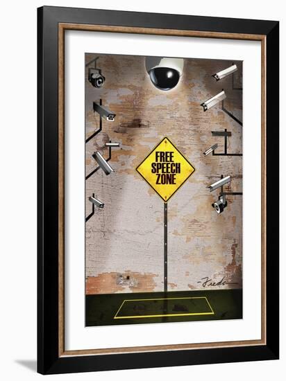 Speech Zone-Anthony Freda-Framed Giclee Print