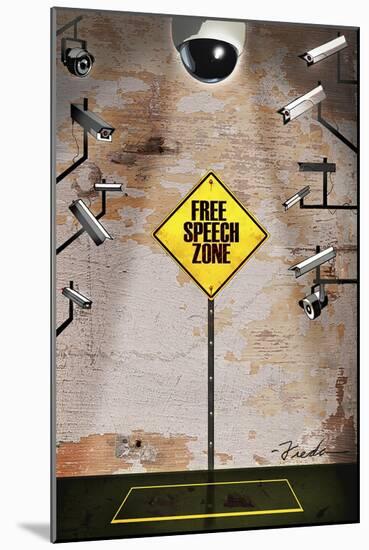 Speech Zone-Anthony Freda-Mounted Giclee Print