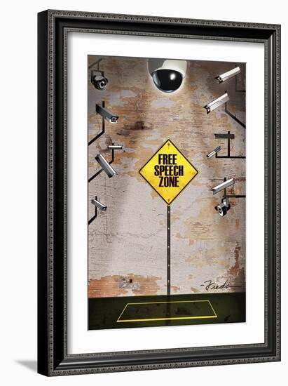 Speech Zone-Anthony Freda-Framed Giclee Print