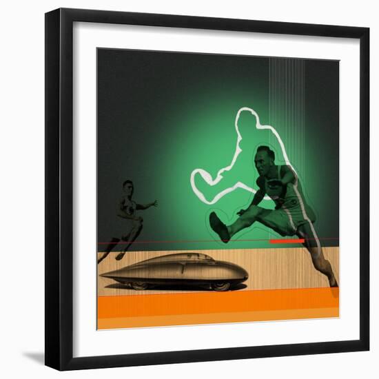 Speed Monsters-NaxArt-Framed Art Print