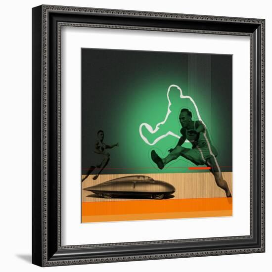 Speed Monsters-NaxArt-Framed Art Print