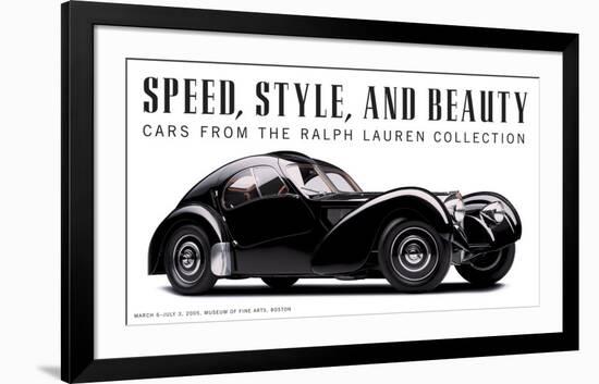 Speed, Style and Beauty-Michael Furman-Framed Art Print