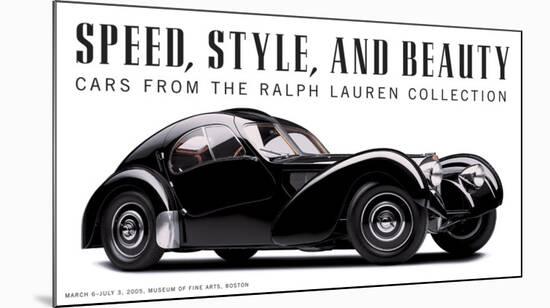 Speed, Style and Beauty-Michael Furman-Mounted Art Print