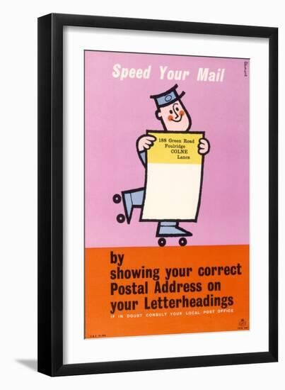 Speed Your Mail-Harry Stevens-Framed Art Print