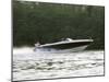 Speedboat on Water-null-Mounted Photographic Print