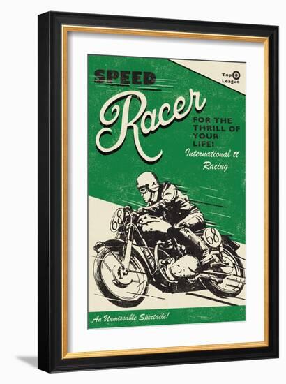 Speede Racer-Rocket 68-Framed Giclee Print