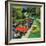 "Speeder on the Median," June 2, 1962-Richard Sargent-Framed Giclee Print