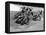 Speedway Race at Exeter, Devon, C1952-C1953-null-Framed Premier Image Canvas