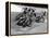 Speedway Race at Exeter, Devon, C1952-C1953-null-Framed Premier Image Canvas