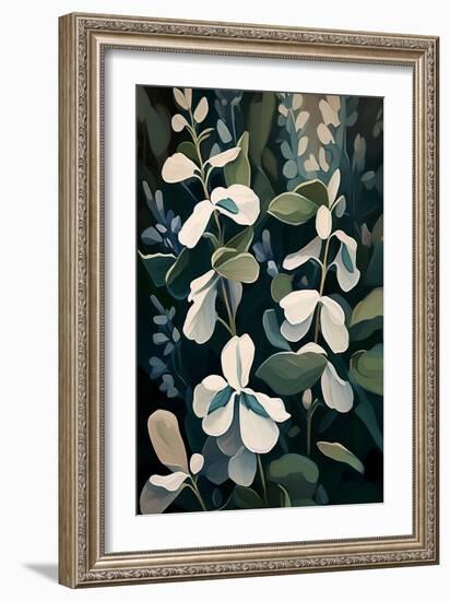 Speedwell Flowers Field-Lea Faucher-Framed Art Print