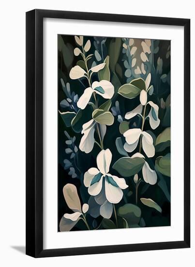 Speedwell Flowers Field-Lea Faucher-Framed Art Print