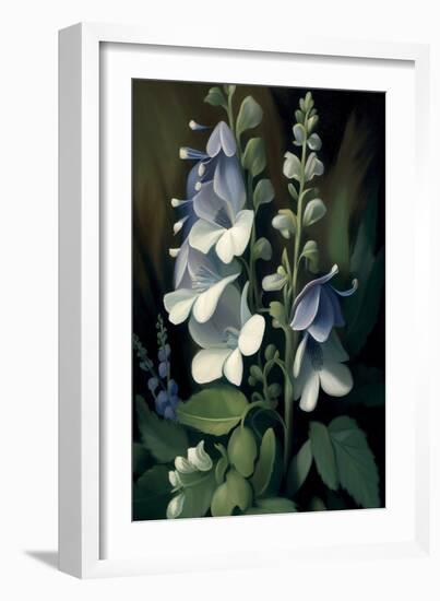 Speedwell Flowers-Lea Faucher-Framed Art Print