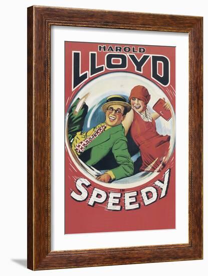 Speedy-null-Framed Art Print