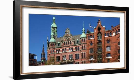 Speicherstadt, Hamburg, Germany, Europe-Hans-Peter Merten-Framed Photographic Print